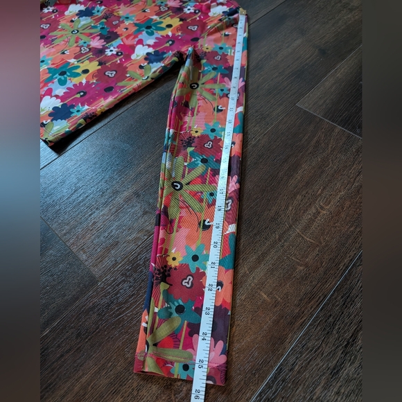 Forever 21 Womens Floral Mesh Top Festival M Rave Dopamine Long Sleeve Retro - Picture 10 of 11